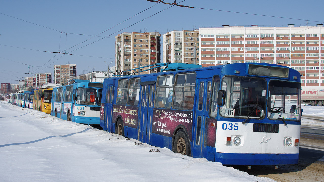 Новокуйбышевск, ЗиУ-682Г (СЗТМ) № 035; Новокуйбышевск — Конечные станции и кольца