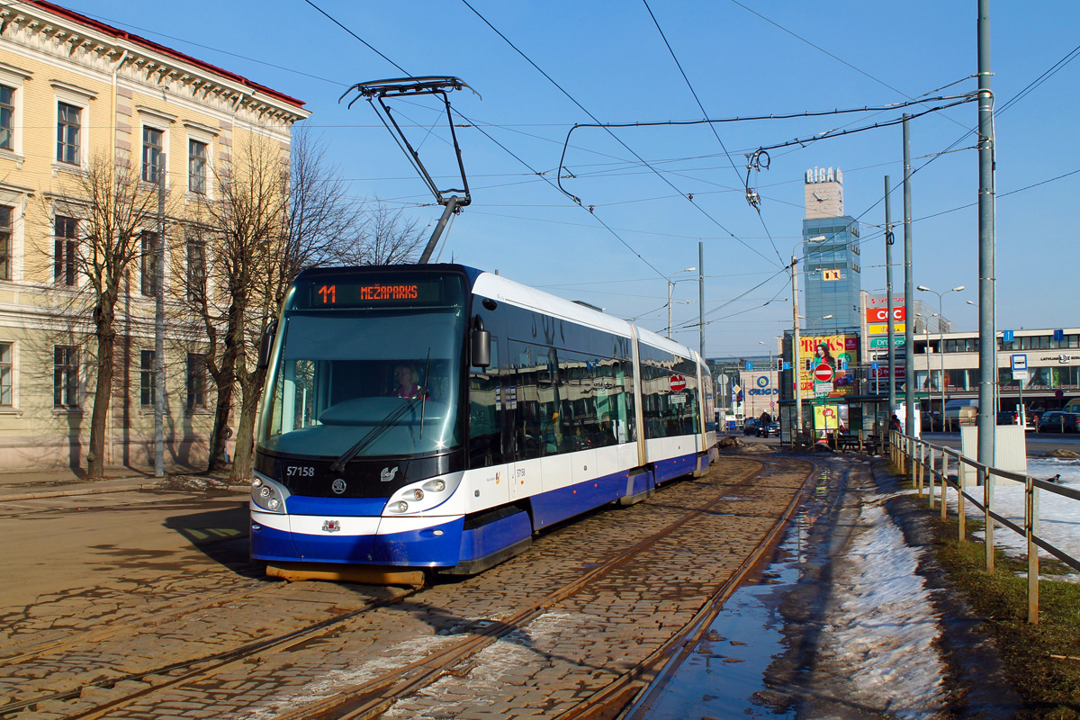 Рига, Škoda 15T ForCity Alfa Riga № 57158