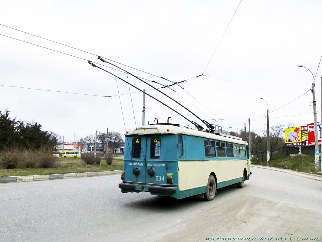 Крымский троллейбус, Škoda 9Tr15 № 004
