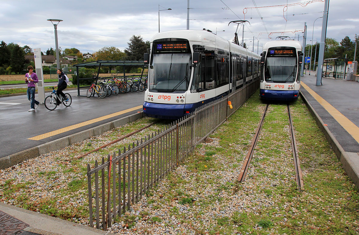 Женева, Bombardier Flexity Outlook № 886; Женева, Bombardier Flexity Outlook № 895