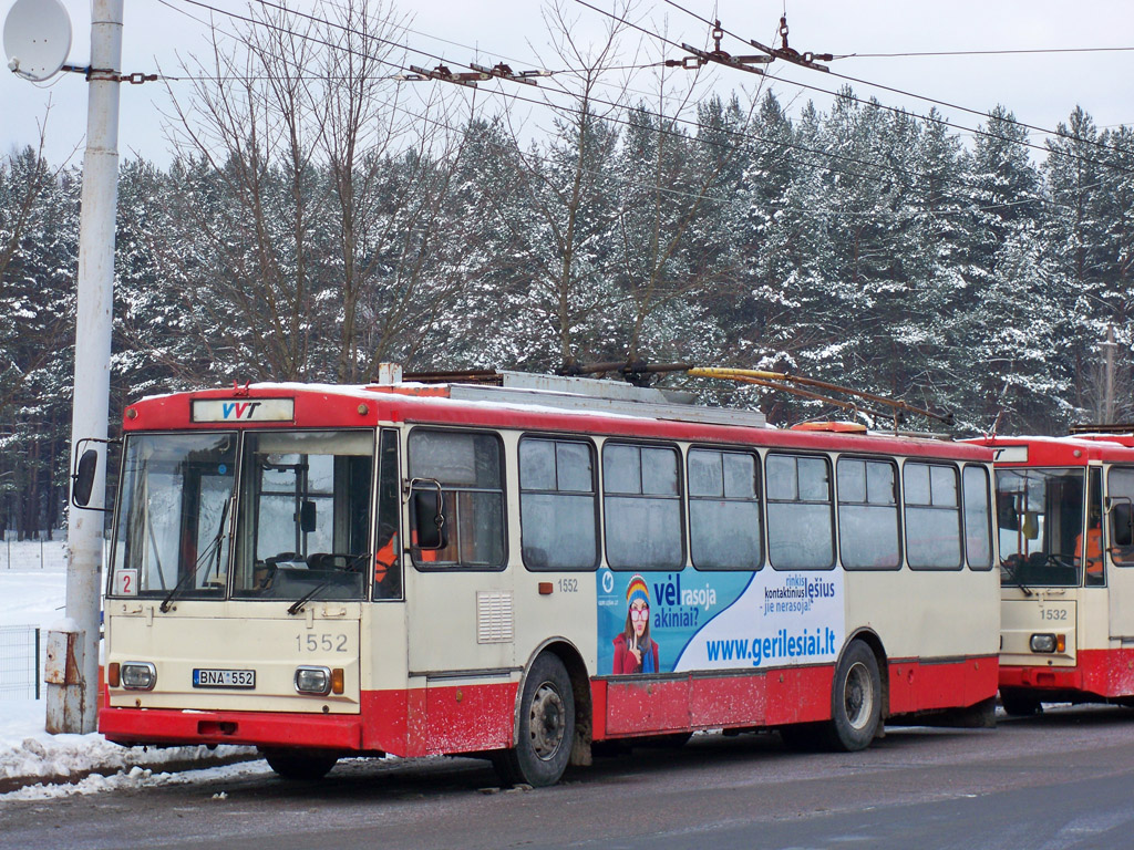 Вильнюс, Škoda 14Tr89/6 № 1552