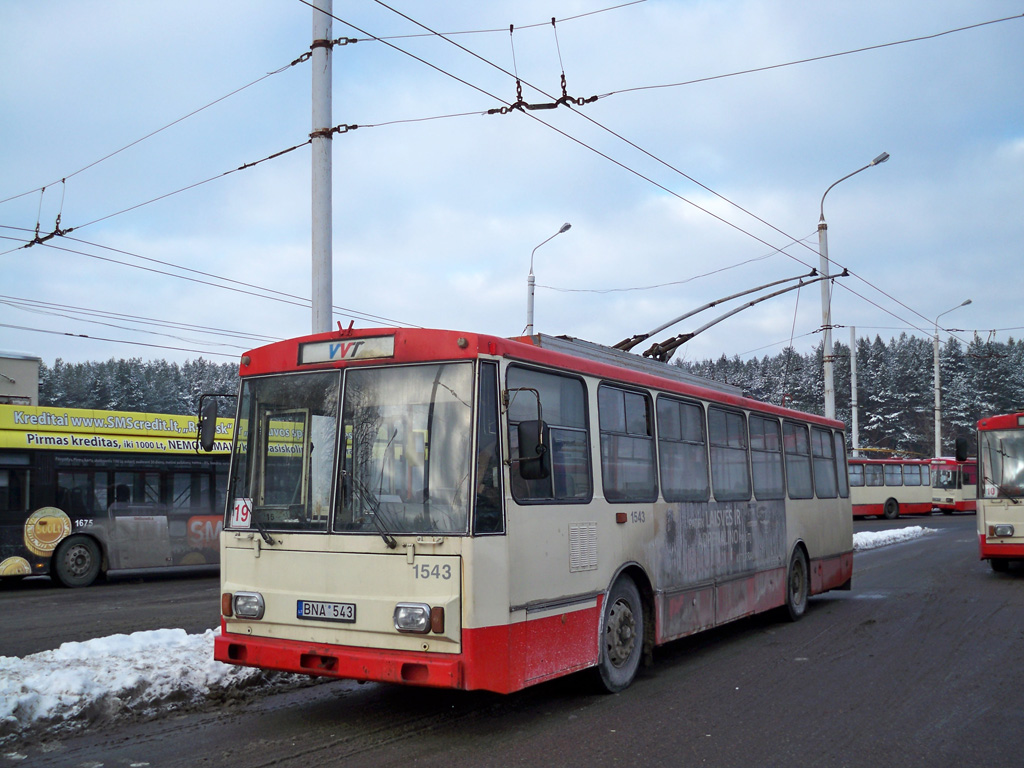 Вильнюс, Škoda 14Tr89/6 № 1543