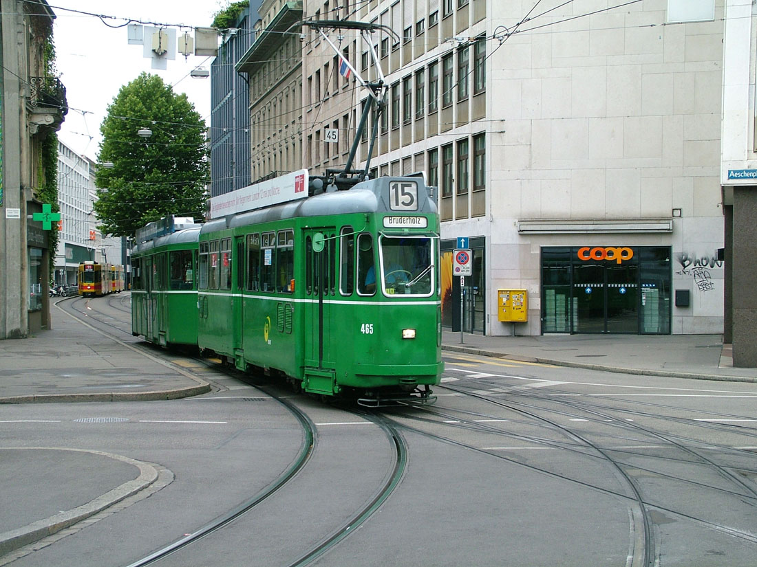 Базель, SWP/BBC Be 4/4 № 465