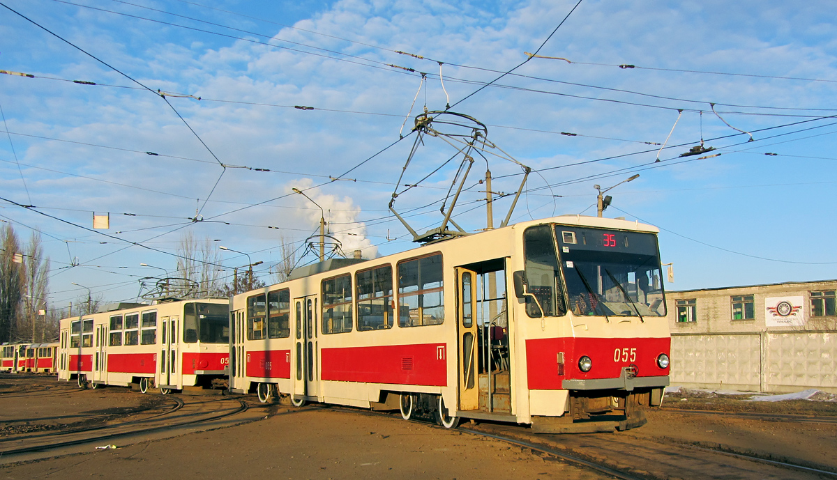 Киев, Tatra T6B5SU № 055