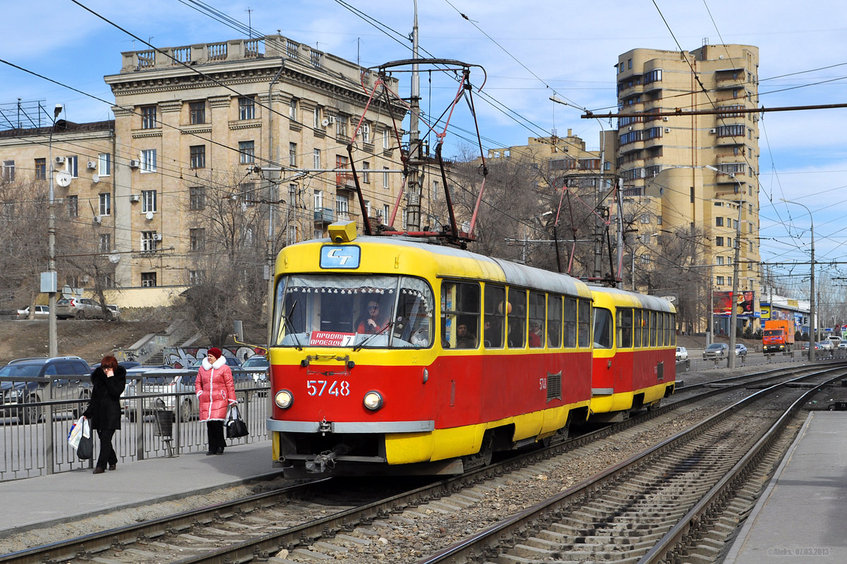 Волгоград, Tatra T3SU № 5748