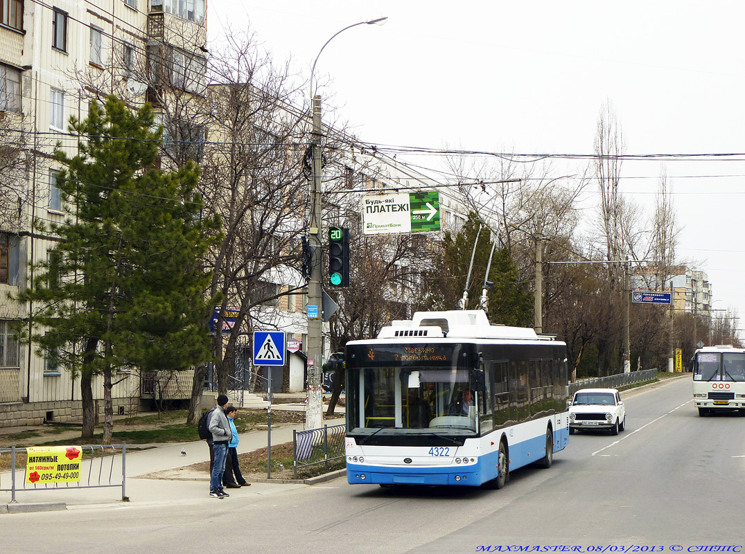 Крымский троллейбус, Богдан Т70110 № 4322