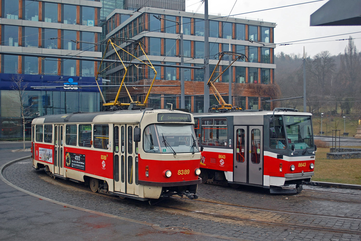 Прага, Tatra T3R.P № 8389