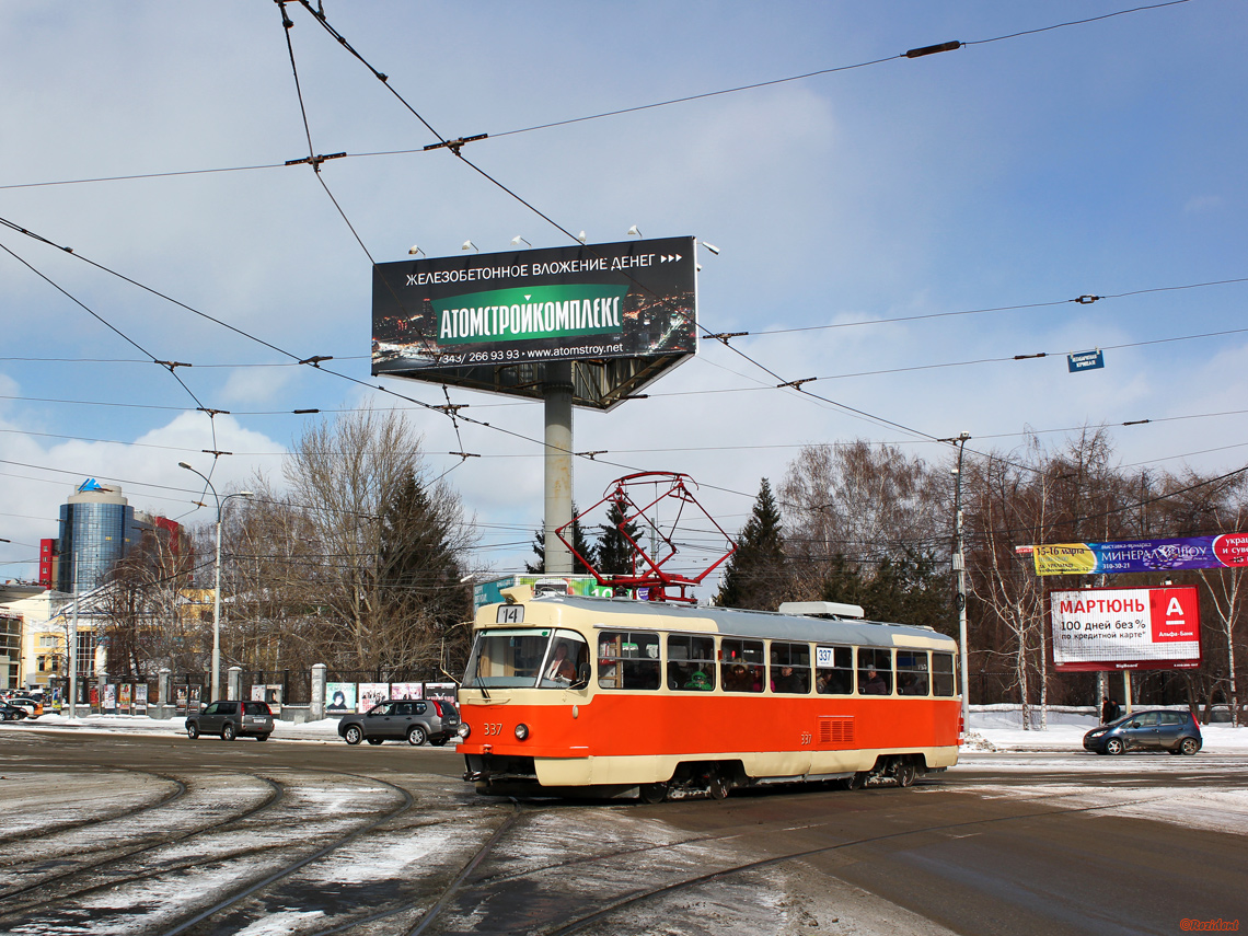 Екатеринбург, Tatra T3SU № 337