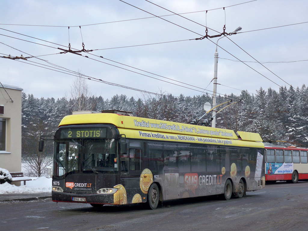 Вильнюс, Solaris Trollino II 15 AC № 1675