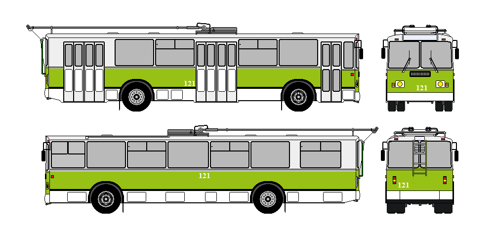 Владикавказ — Схемы окраски подвижного состава