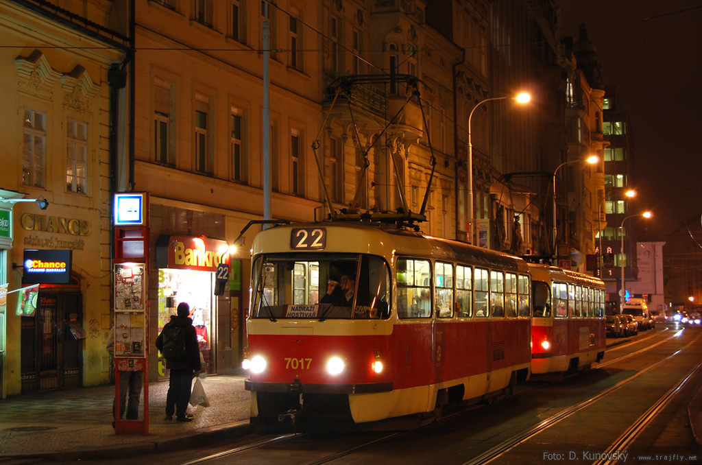 Praha, Tatra T3SU # 7017