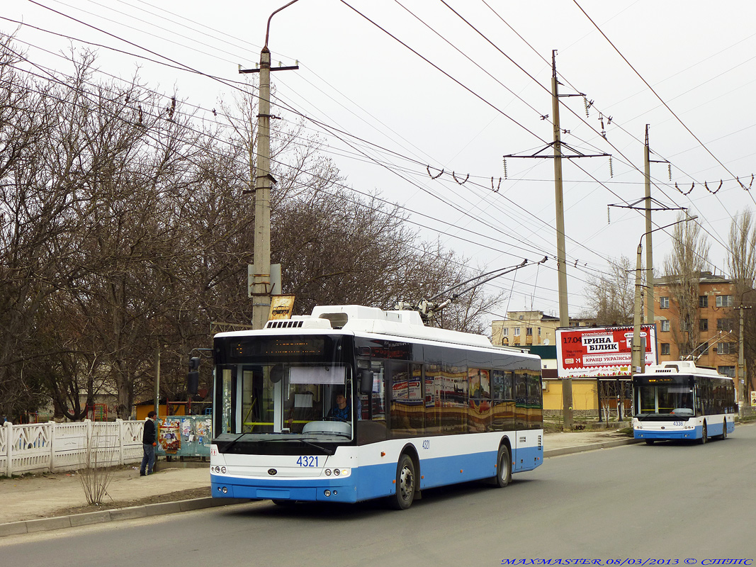 Trolleybus de Crimée, Bogdan T70110 N°. 4321