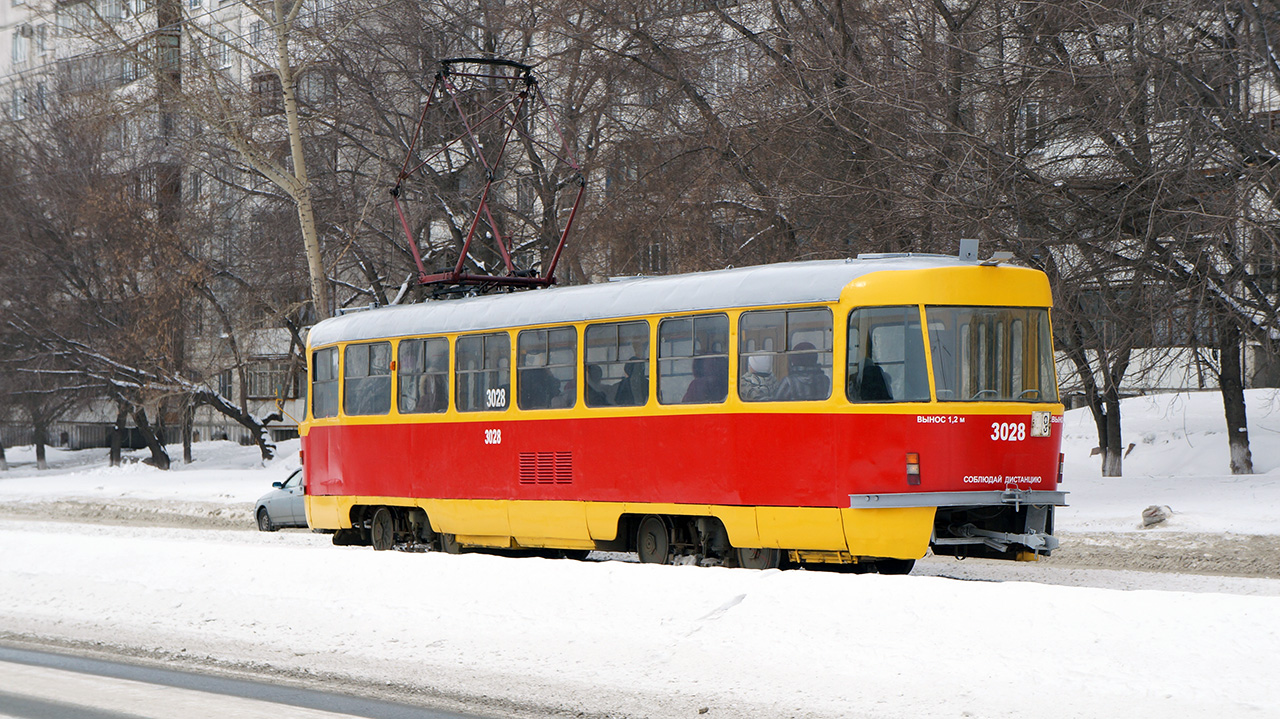 Барнаул, Tatra T3SU № 3028