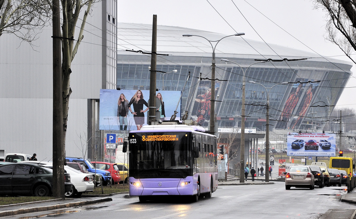 Донецк, ЛАЗ E183A1 № 1533