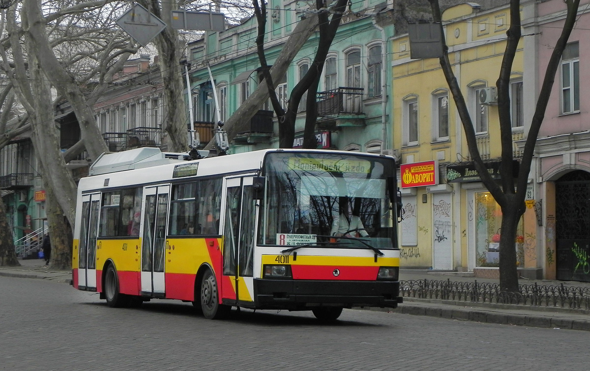 Одесса, Škoda 21Tr № 4011