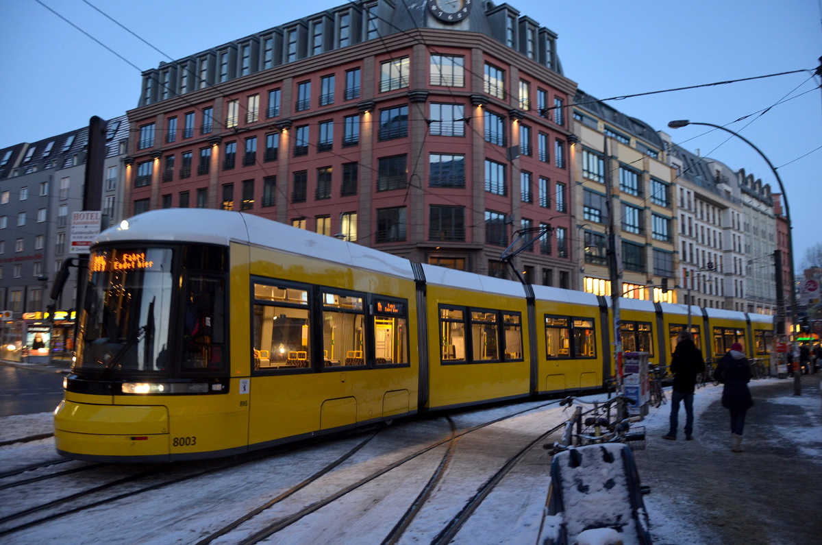 Берлин, Bombardier Flexity Berlin (GT8-08ER/F8E) № 8003