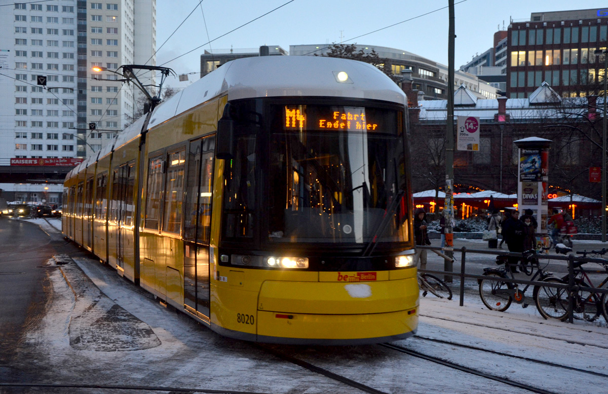Берлин, Bombardier Flexity Berlin (GT8-08ER/F8E) № 8020