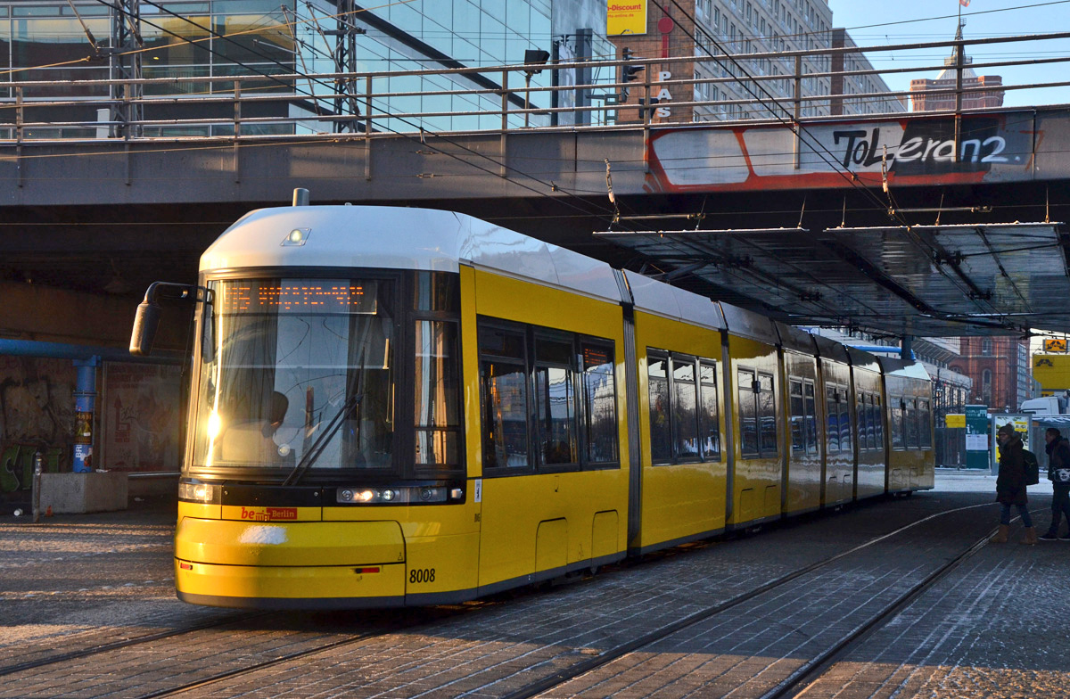 Берлин, Bombardier Flexity Berlin (GT8-08ER/F8E) № 8008