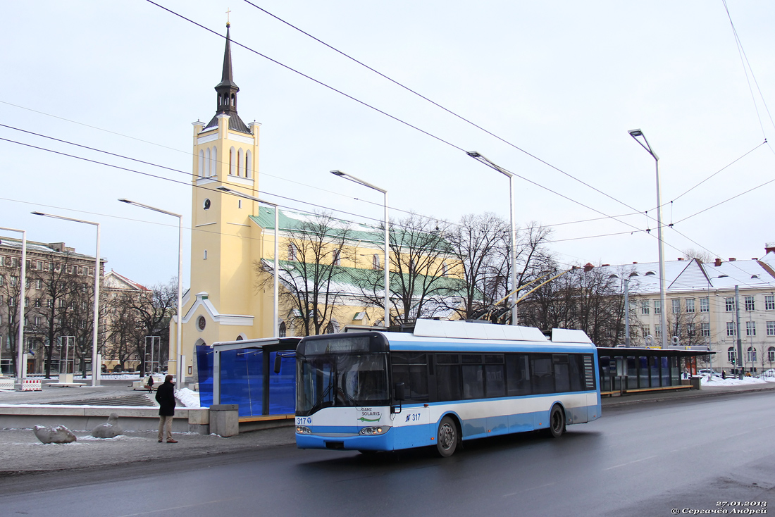 Таллінн, Solaris Trollino II 12 Ganz № 317 Таллінн, Solaris Trollino II 12 Ganz № 317