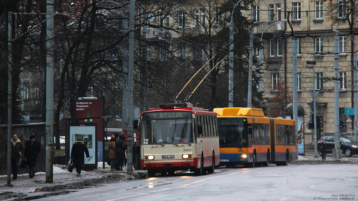 Вильнюс, Škoda 14Tr17/6M № 2667