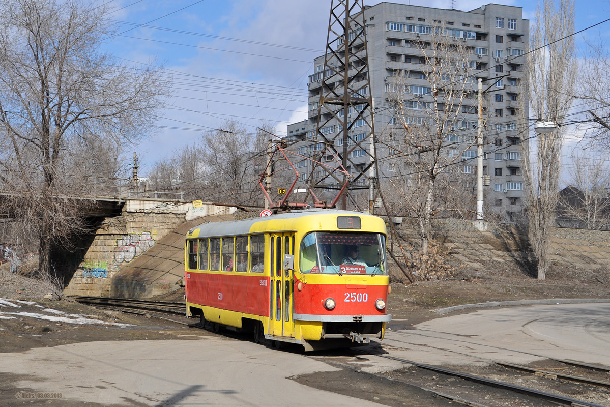 Wolgograd, Tatra T3SU (2-door) Nr. 2500