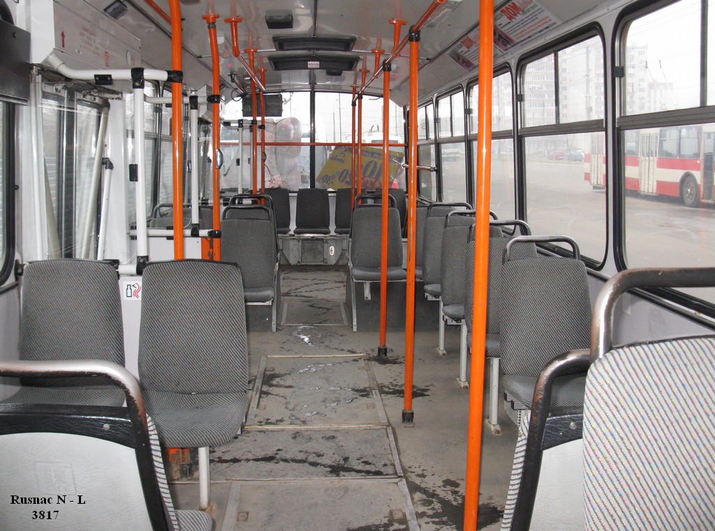 Кишинёв, Škoda 14TrDT/6M № 3817 Кишинёв, Škoda 14TrDT/6M № 3817