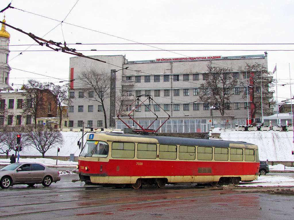 Харьков, Tatra T3SUCS № 7038