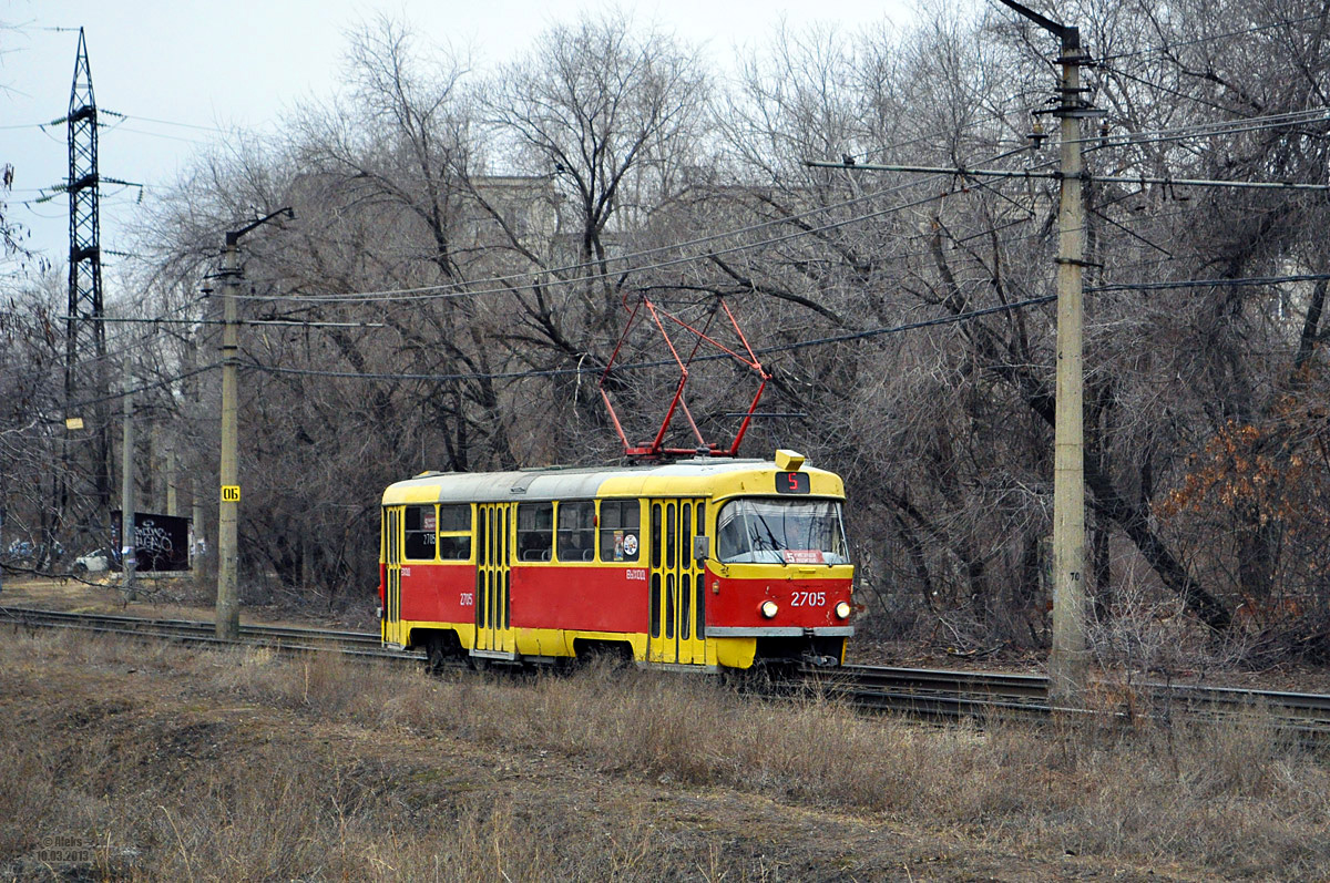 Волгоград, Tatra T3SU № 2705