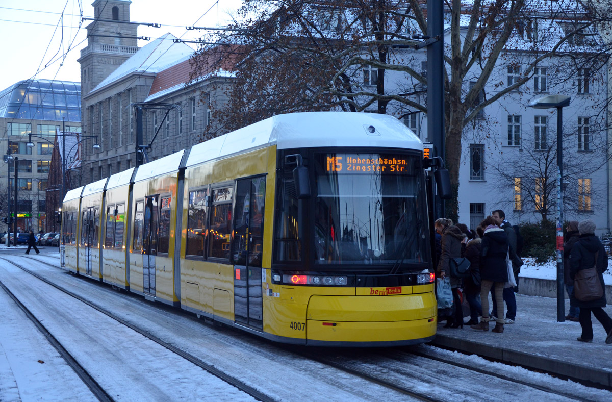 Берлин, Bombardier Flexity Berlin (GT6-08ZR/F6Z) № 4007