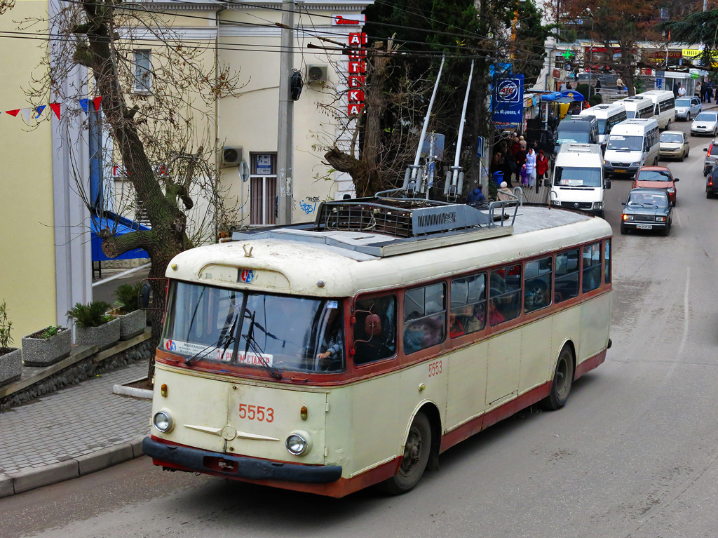Крымский троллейбус, Škoda 9Tr21 № 5553