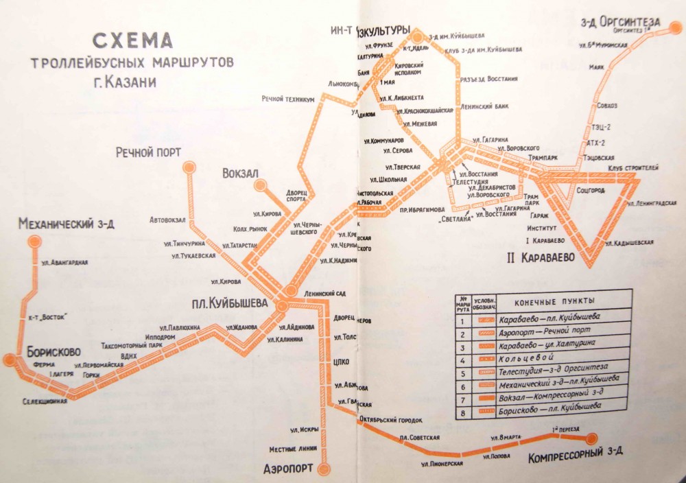 Казань — Схемы