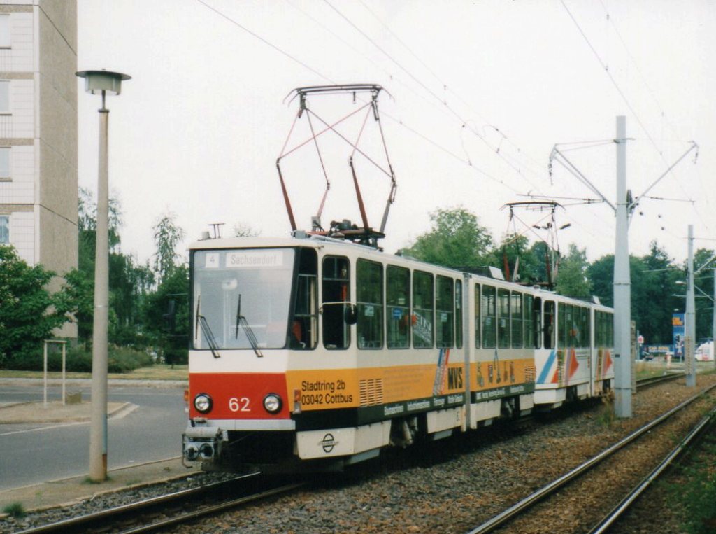 Cottbus, Tatra KT4D nr. 62