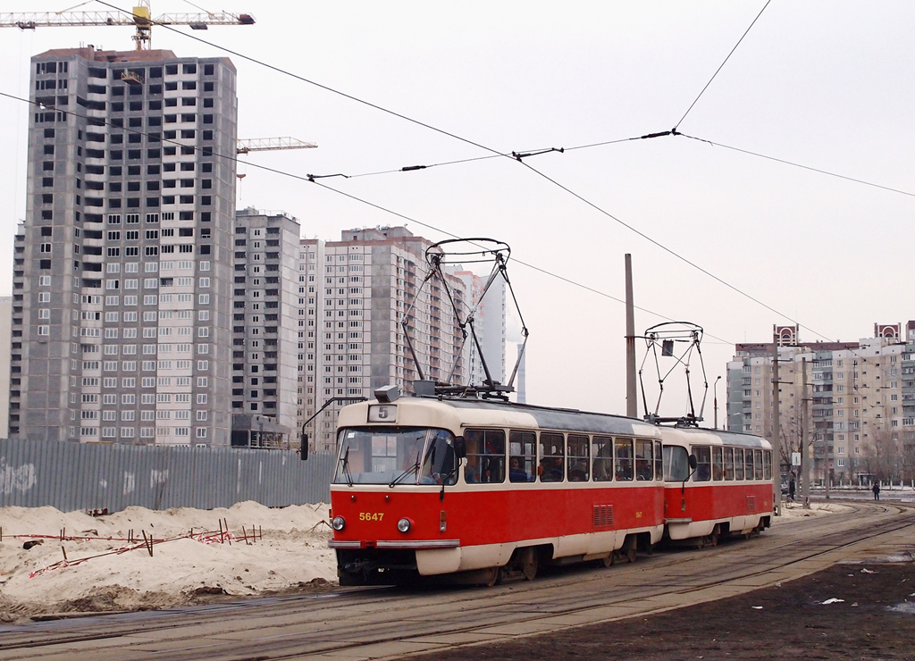 Киев, Tatra T3 № 5647