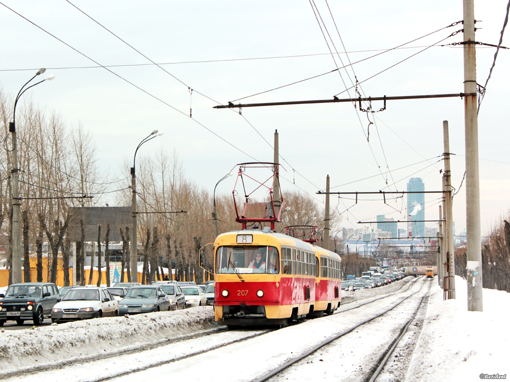 Екатеринбург, Tatra T3SU № 207