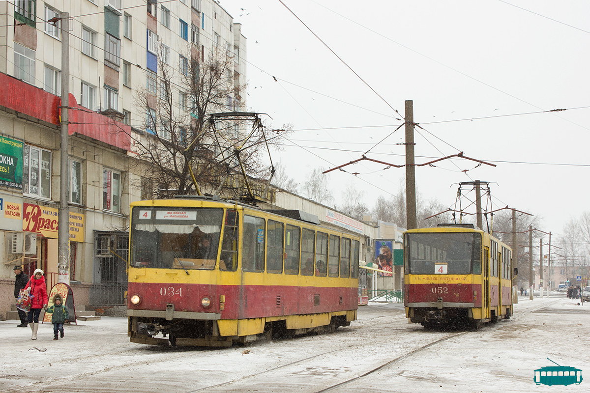 Курск, Tatra T6B5SU № 034; Курск, Tatra T6B5SU № 052