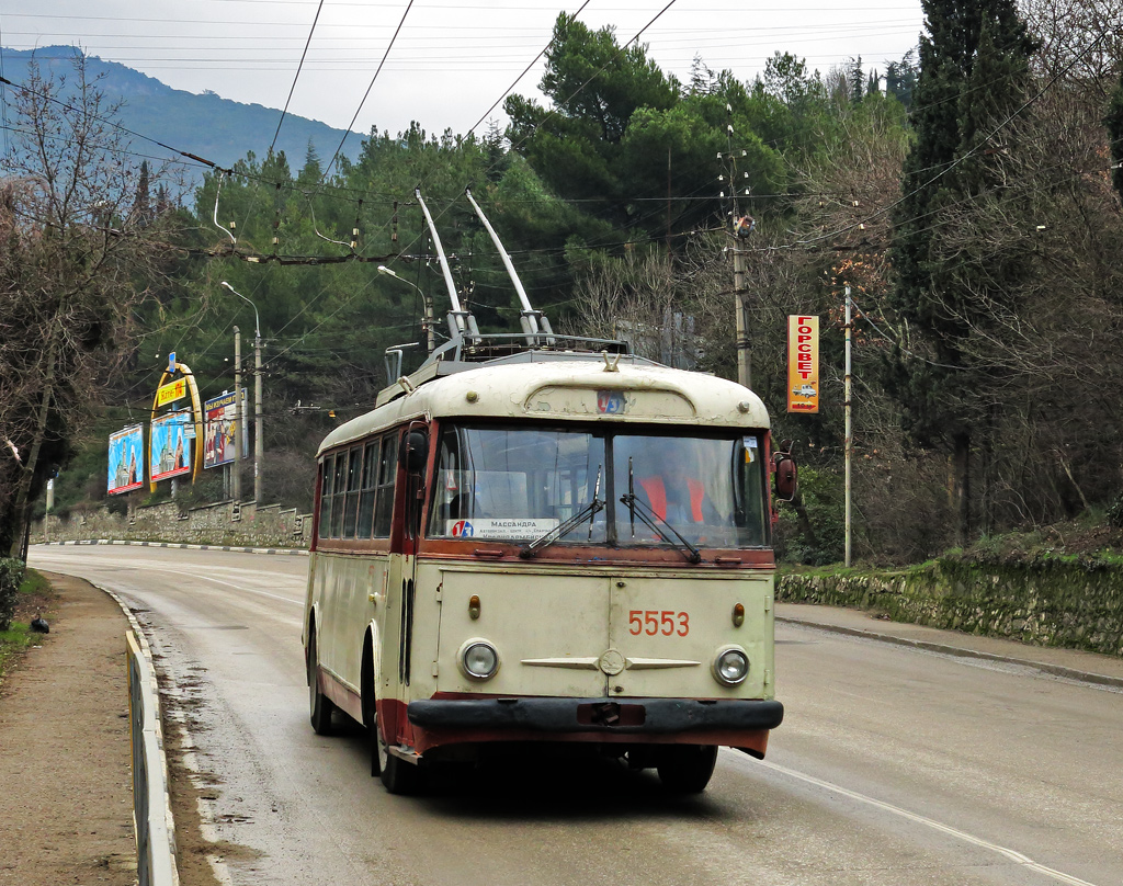 Крымский троллейбус, Škoda 9Tr21 № 5553