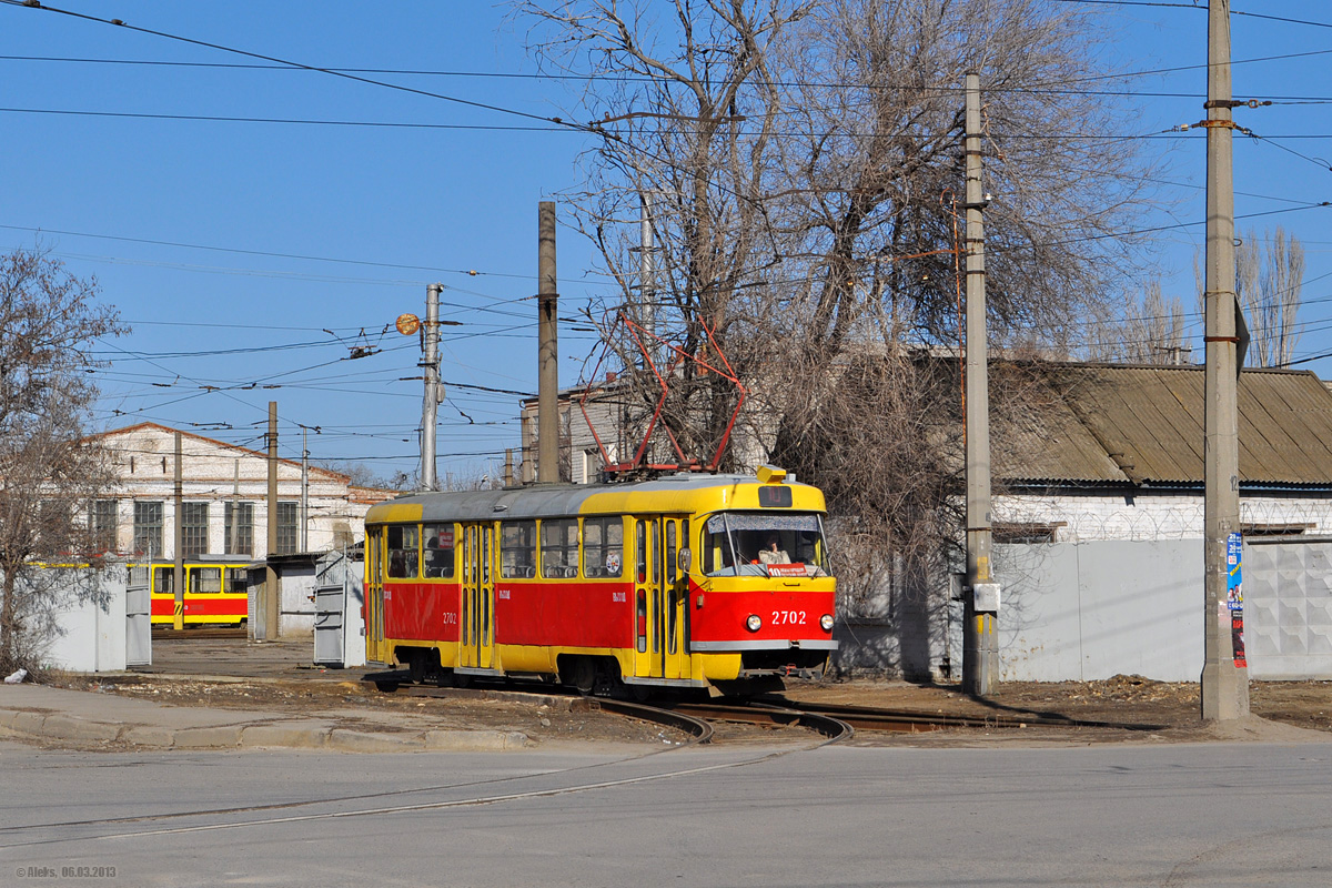 Volgograd, Tatra T3SU № 2702