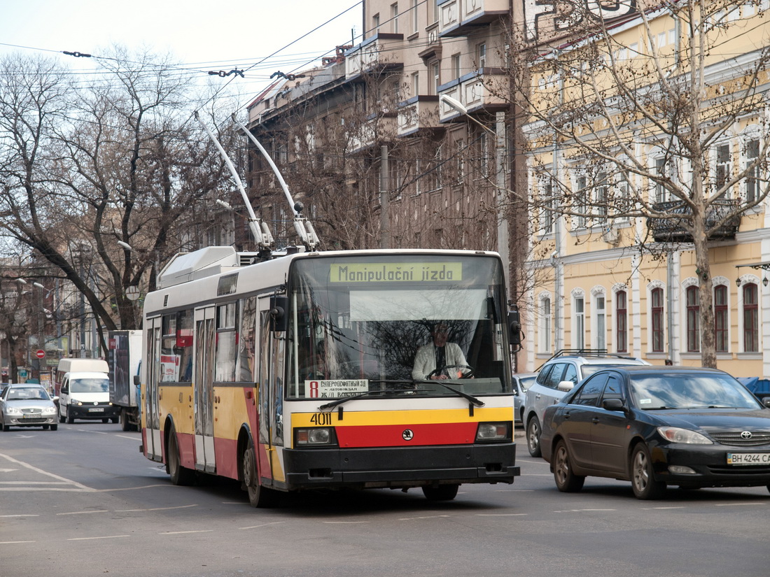 Одесса, Škoda 21Tr № 4011