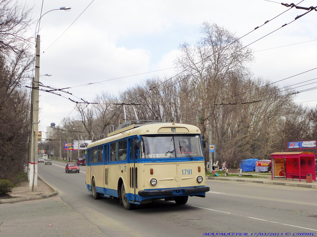 Крымский троллейбус, Škoda 9TrH29 № 1791