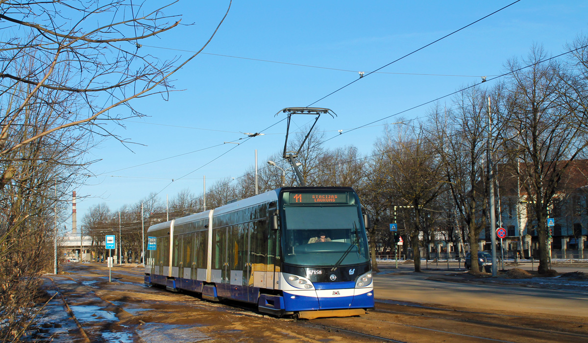 Рига, Škoda 15T ForCity Alfa Riga № 57158