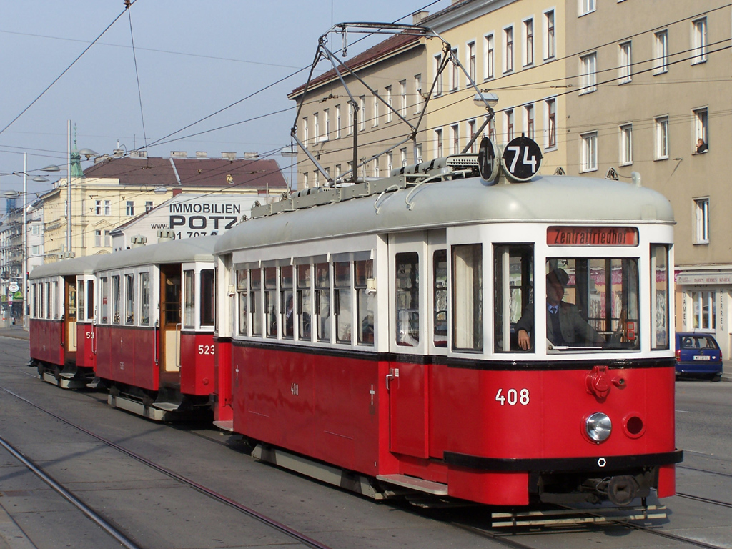 Вена, Lohner Type T1 № 408; Вена — 237-я поездка VEF — 06.11.2011