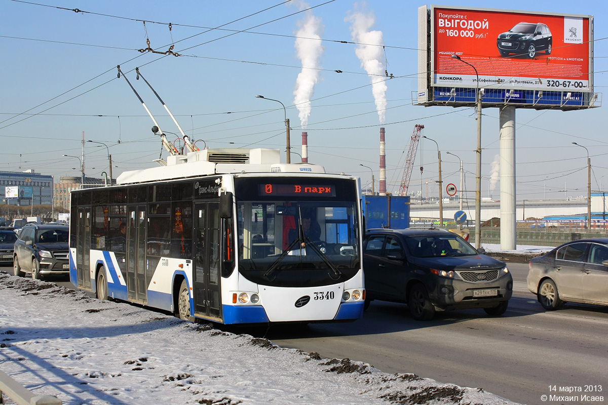Санкт-Петербург, ВМЗ-5298.01 «Авангард» № 3340