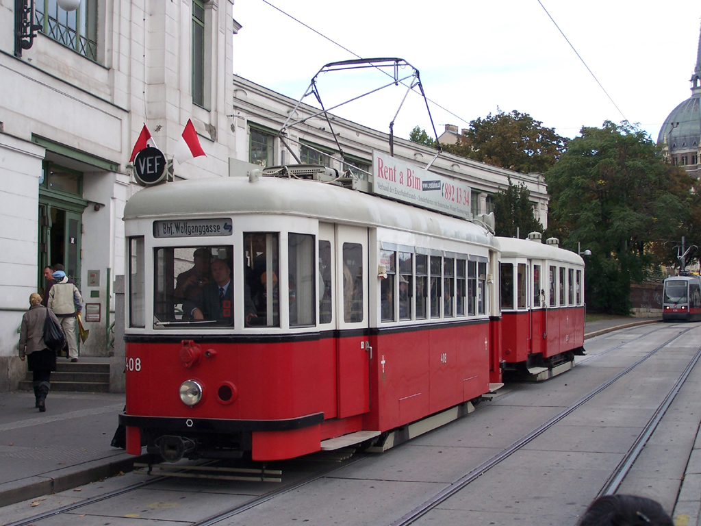 Відень, Lohner Type T1 № 408; Відень — 125. юбилей Wiener Lokalbahnen