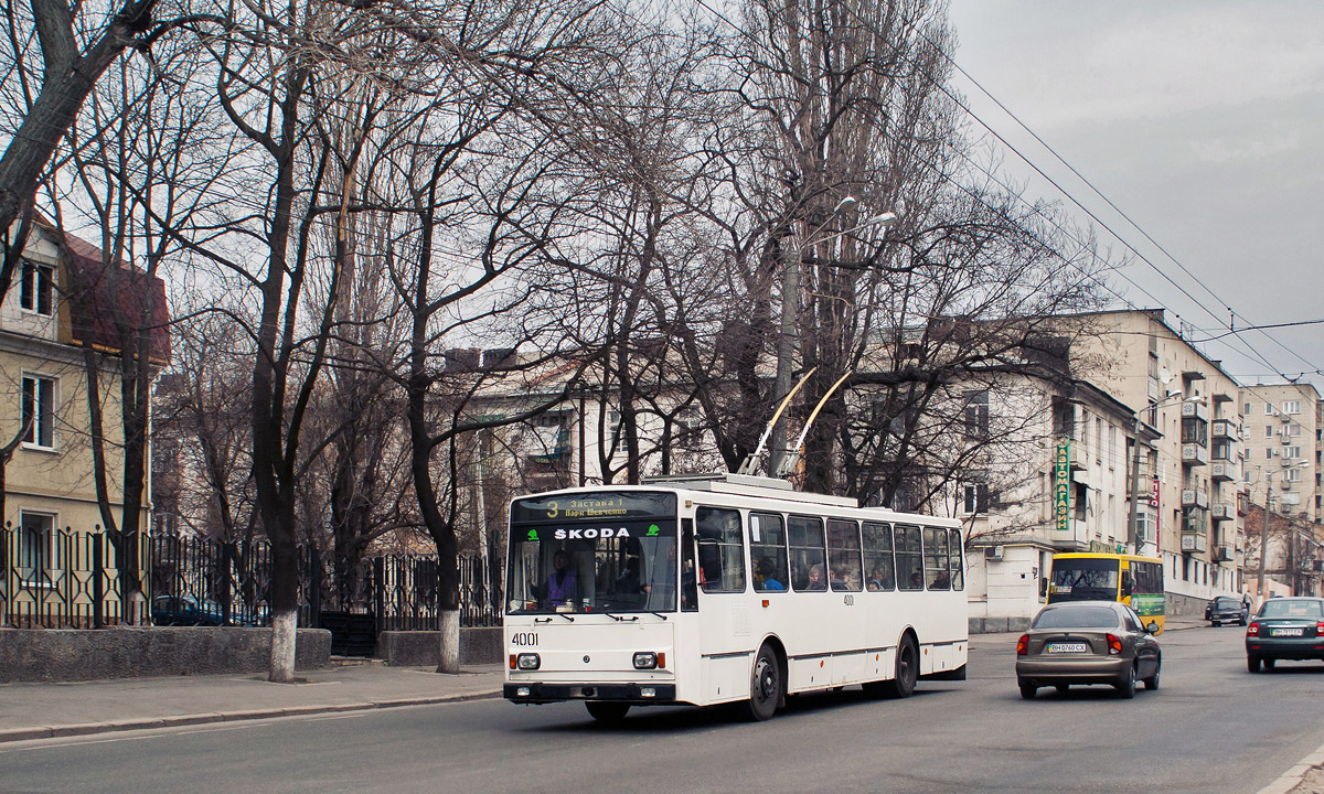 Одесса, Škoda 14Tr17/6M № 4001