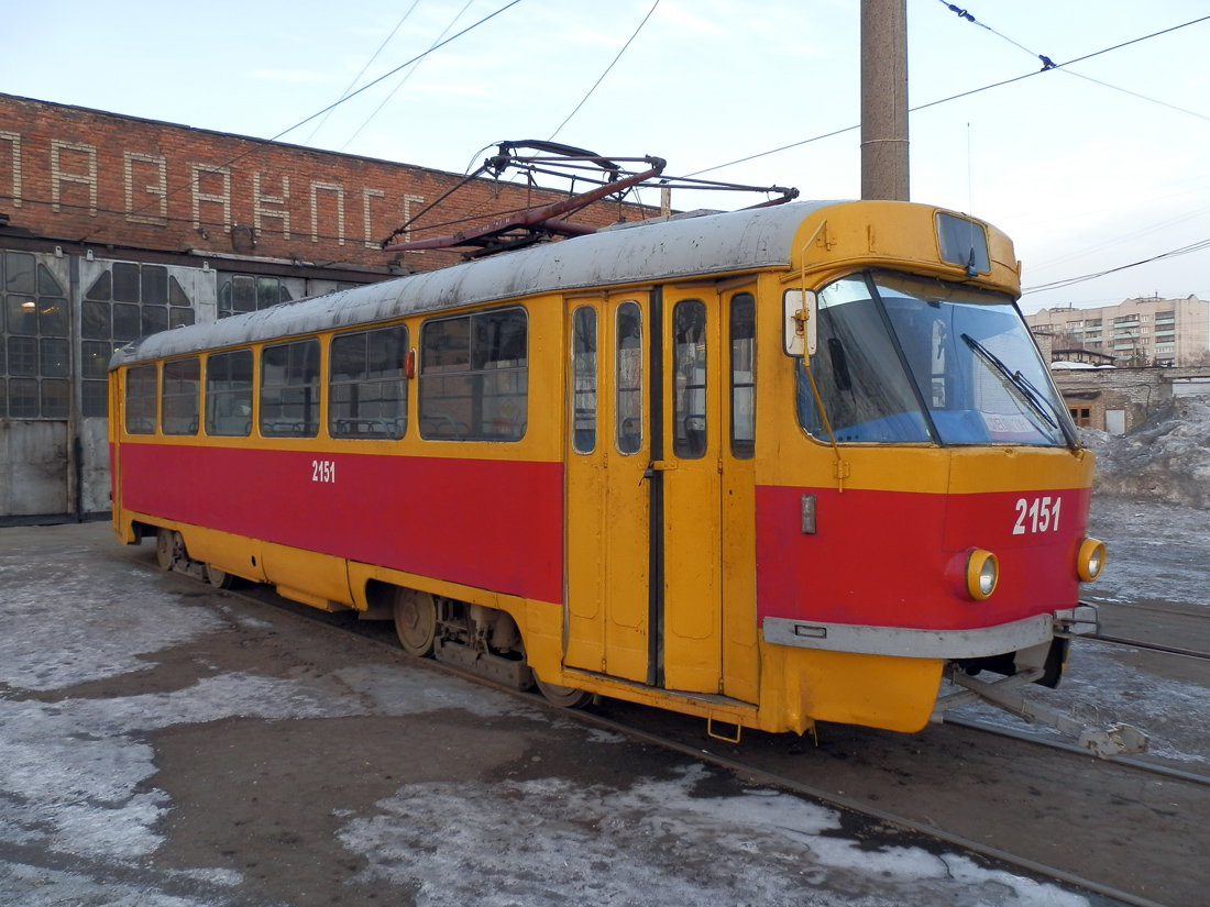 Барнаул, Tatra T3SU (двухдверная) № 2151