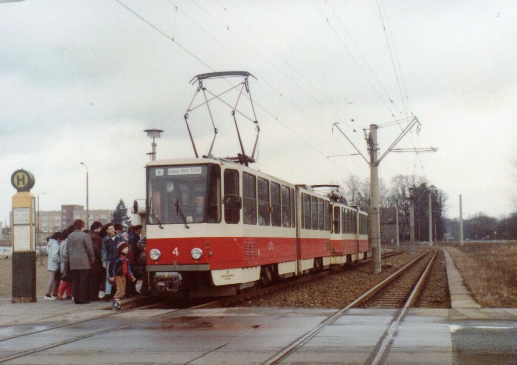 Котбус, Tatra KT4D № 4; Котбус — Старые фотографии
