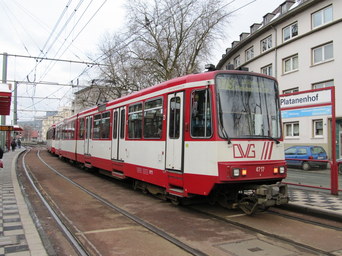 Дуйсбург, Duewag B80C № 4702; Дуйсбург, Duewag B80C № 4717