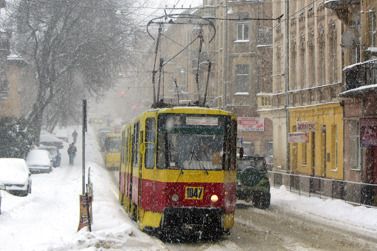 Львов, Tatra KT4SU № 1047