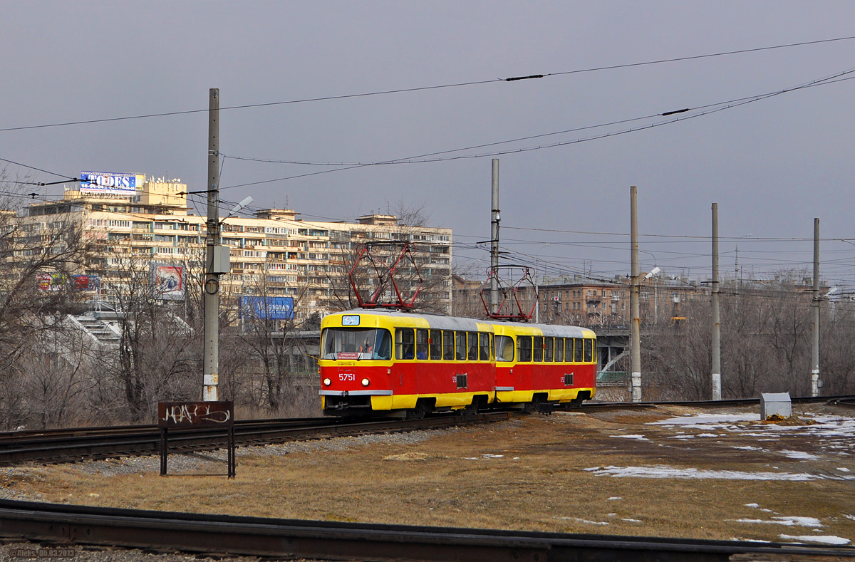 Wołgograd, Tatra T3SU Nr 5751; Wołgograd, Tatra T3SU Nr 5752