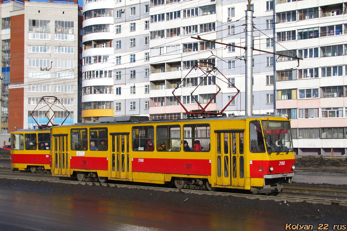 Barnaul, Tatra T6B5SU # 3168